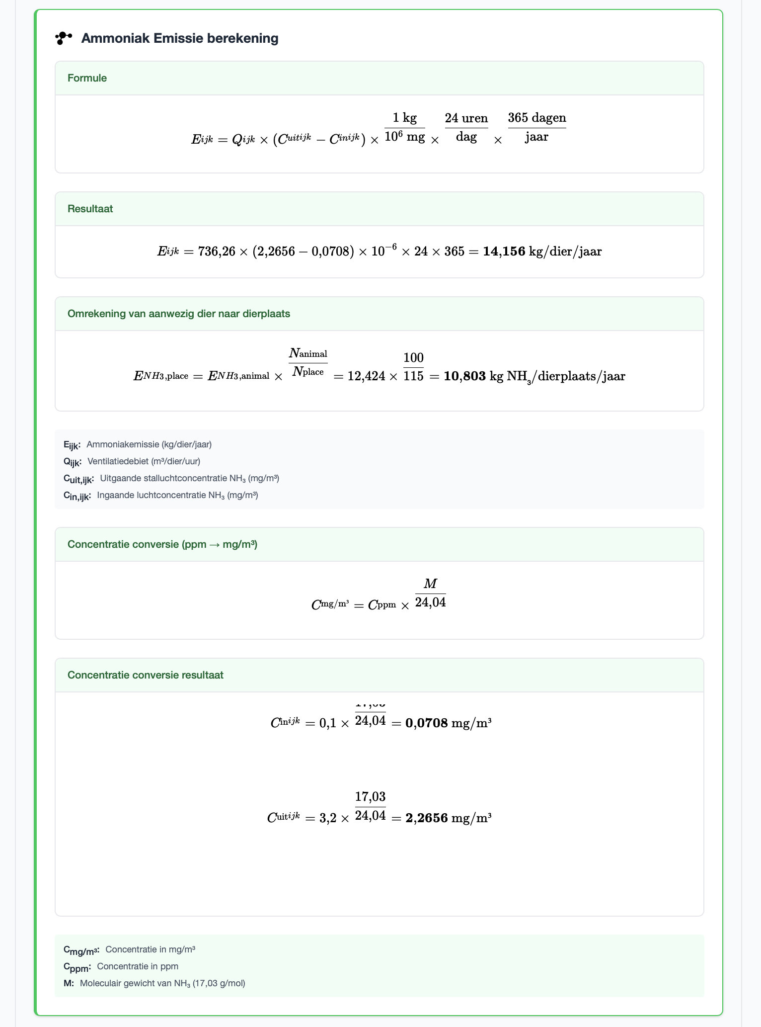 EmissieXpert emissieberekening formules emissiereductie